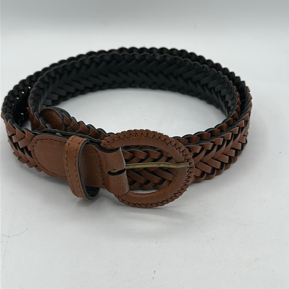 Tan braided belt